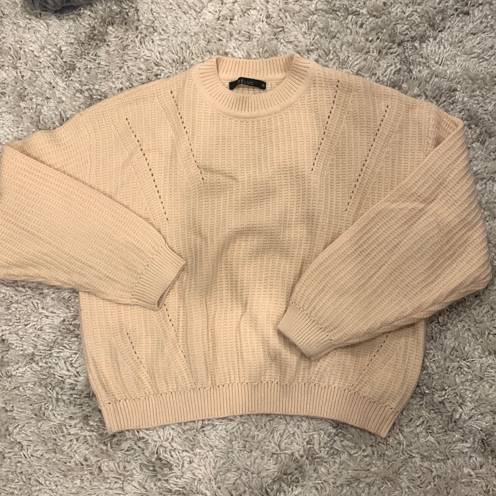 Cream sweater